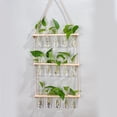 thumbnail image 4 of Naiovety Jardinera versátil para colgar en la pared con soporte de madera, plantas de interior y exterior, únicas y llamativas Jardín y Patio Estilo retro, 4 of 6