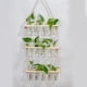 thumbnail image 4 of Ounissouiy Macetero de cristal único y llamativo, florero con soporte de madera, impresionante decoración para colgar en la pared Jardín y Patio Estilo de registro, 4 of 6