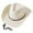 A, variant on beishanbush Berets Unisex Solid Ribbon Cowboy Straw Hat Cow Head Fried Dough Breathable Sunshade Hat Beige