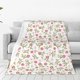 thumbnail image 1 of Balery Rose Flowers Manta de Felpa Suave y Acogedora – Cobija de Franela Aterciopelada para Cama, Lavable y Cálida para Sofá, Mascotas, Transpirable-80"x60", 1 of 7