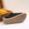 thumbnail image 5 of Rvasteizo Womens Wedge Shoes Solid Thick Sole Open Toe Pull-On Summer Lightweight, 5 of 5