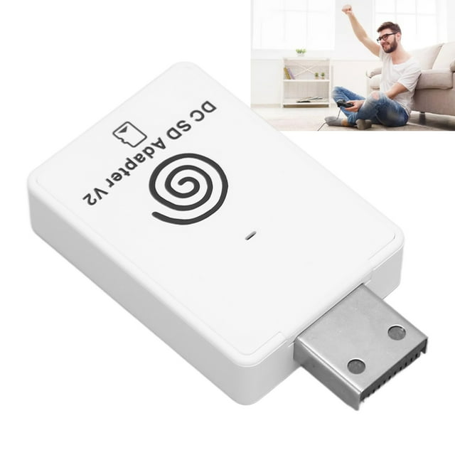 Lector de Tarjetas de Almacenamiento, 128 GB Capacidad Máxima Enchufe y Juego Adaptador de Tarjetas de Almacenamiento Multifunción ABS para Accesorios de Consola de Juegos