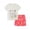 Kitten+Rainbow, variant on Baby Girls Little Kid Flamingo Fly Sleeve T-shirts Pineapple Shorts Cartoon 2PCS Summer Outfits