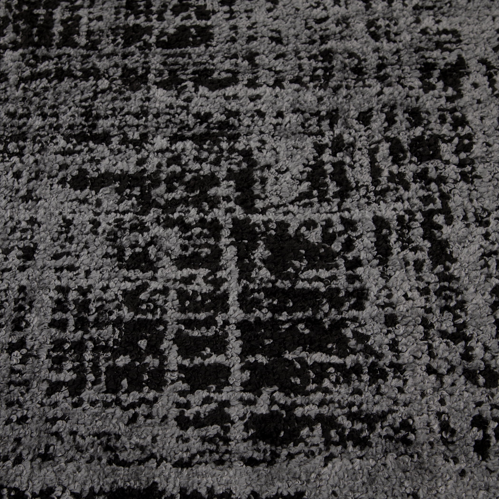 Mainstays 7.5'x9.5' Black and Gray Abstract Indoor Area Rug