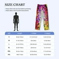 thumbnail image 4 of Picia Colorful Tie Dye Stained Glass 3 Mens Soft Woven Cotton Elastic Waistband Sleep Pajama Pant Lounge Sleep Pant With Pockets And Drawstring-, 4 of 9