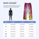 thumbnail image 4 of Balery Colorful Tie Dye Stained Glass 3 Pantalones de pijama para hombre, pijama ultraligero, pantalón de descanso-X-Large, 4 of 6