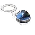 thumbnail image 1 of Rkxzt Clearance Sale Christmas Time Keychain Double-Sided Glass Ball Keychain Ornament, 1 of 1