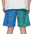 thumbnail image 2 of kpoplk Men's Strapped Hawaiian Beach Fit Sport Casual Shorts Pants(Blue,Medium), 2 of 6