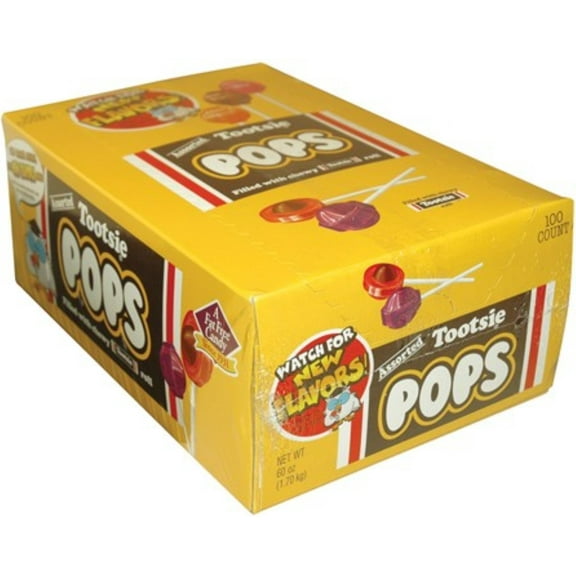 Tootsie Roll Assorted Pops 100 ct