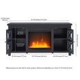 thumbnail image 3 of Henn&Hart 47" Black/Glass TV Stand, 3 of 10