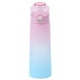 thumbnail image 3 of Botella Bebida 650 Ml Sin BPA Flavo para Acampar Senderismo Pesca () Rojo Rosa, 3 of 9