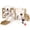 Coffee, variant on XJD 11 in 1 Toddler Slide and Swing Set - Baby Slide for Toddlers 1-3, Indoor Outdoor Toddler Playset Playground, Coffee