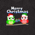 thumbnail image 4 of Inktastic Merry Christmas Owls Women's Plus Size T-Shirt, 4 of 5