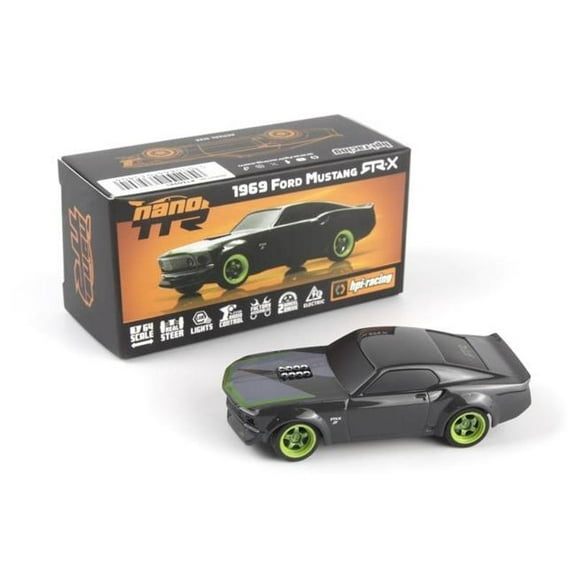 HPI Racing HPI160981 nano-TTR 1969 Ford Mustang RTR-X Model Car