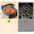 thumbnail image 2 of Silicone tray accessories, compatible with NA230 and Cosori 6.2L air fryers for enhanced air frying performance (tray grey). Ref: 7559, 2 of 5