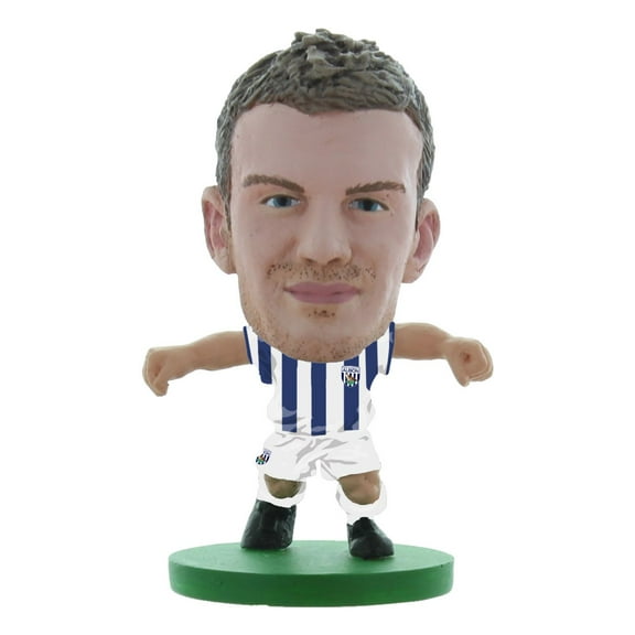 SoccerStarz SOC757 Classic West Brom Chris Brunt Home Kit