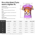 thumbnail image 4 of Rocae Corgi In Sushi Roll for Men's Moisture-Wicking Crew Tee - T-Shirt for Sports, Outdoor Activities, and Casual WearX-Large, 4 of 9