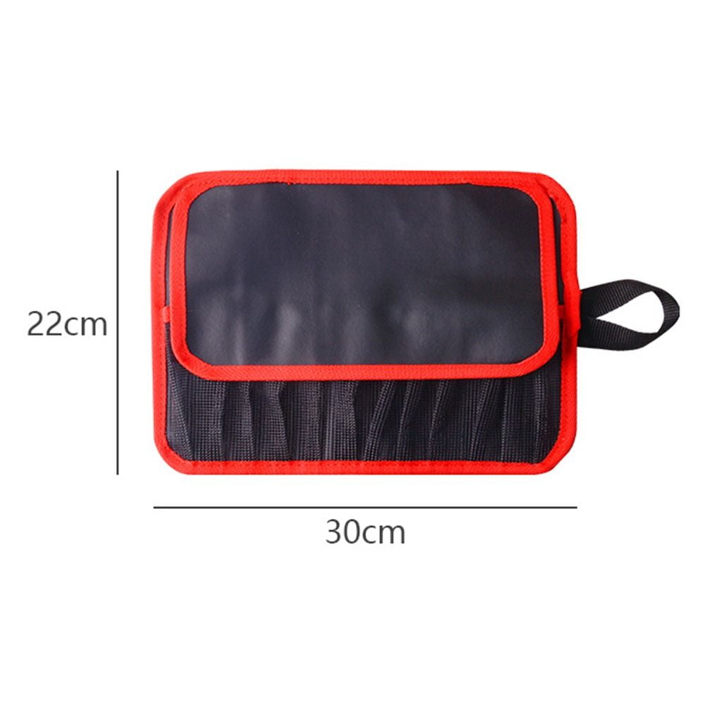 12 Slots Portabale Fishing Lure Spoon Bag Foldable Fishing Jig Bag