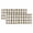 White Mocha Brown, variant on 2 Panels Sage Green Buffalo Check Valance for Windows, Farmhouse Plaid Modern Geometric Light Filtering Kitchen Curtains, Rod Pocket Window Treatment Curtain Valances for Living Room Bedroom, 60"x18"