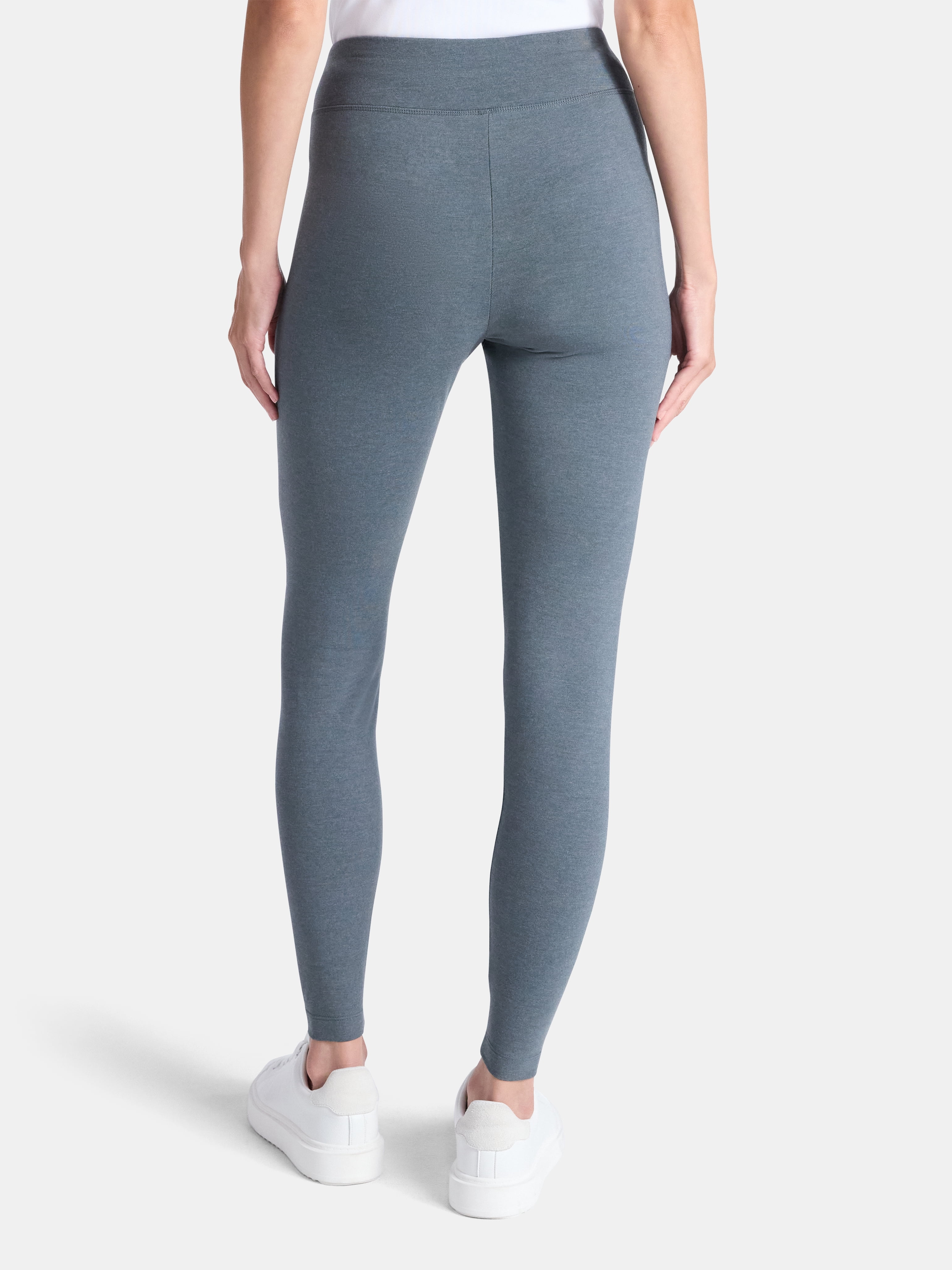 Time and Tru Women's Ankle Length Knit Leggings, 27" Inseam, XS-XXXL