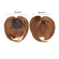 thumbnail image 2 of Women Silky Clip-On Hair Topper Wig Heat Resistant Fiber Wig Fashion Hair Wig, 2 of 4