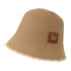 thumbnail image 1 of Sombrero de pescador para mujer, regalo novedoso, elegante y portátil, gorra de verano para citas y viajes. Caqui, 1 of 9