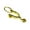 Gold, variant on Alloy Spur Key Pendant Perfect Bag Ornament Small Decorative Key Pendant Suitable for Men and Women Bags Decorating