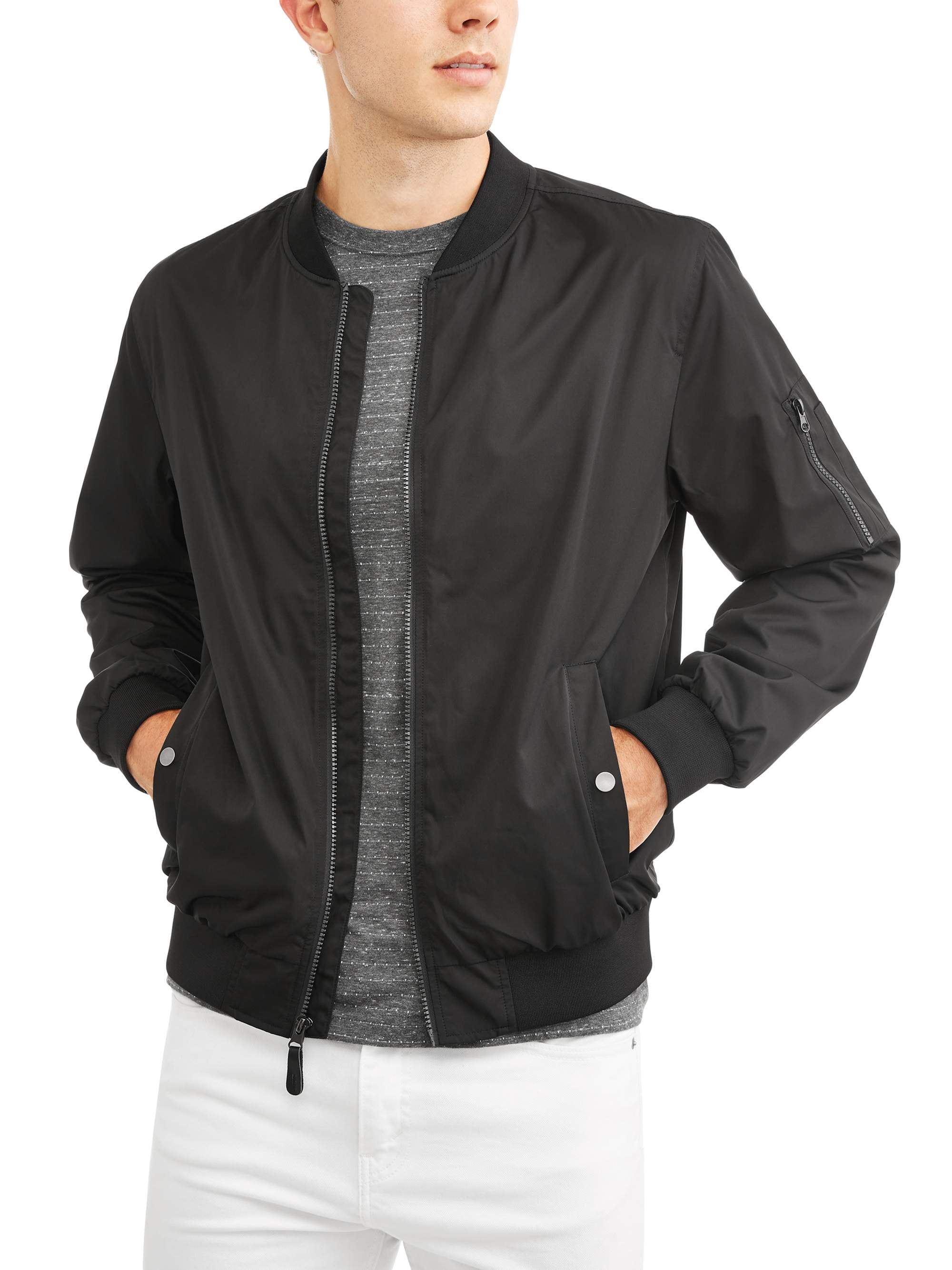 George Men's Bomber Jacket, Up to Size 5XL - Walmart.com