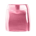 thumbnail image 6 of adviicd Womens Metallic Sexy Shiny Stretchy Short Pencil Party Skirt Pink, M, 6 of 8