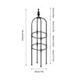 thumbnail image 3 of Cadre de Support de Plantation en Acier Inoxydable Escalade Jardinage Fournitures U-Forme Durable Plantes Domestiques Stand Rack, 3 of 17