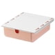 thumbnail image 5 of Cajón Caja De Almacenamiento Organizador De Tiro Oculto A Prueba De Polvo Perforación Libre Escritorio Parte Inferior Colgando Misceláneas Ocultas Caja De Clasificación Gabinete Soporte Pegado Vogacara HA026384-03, 5 of 7