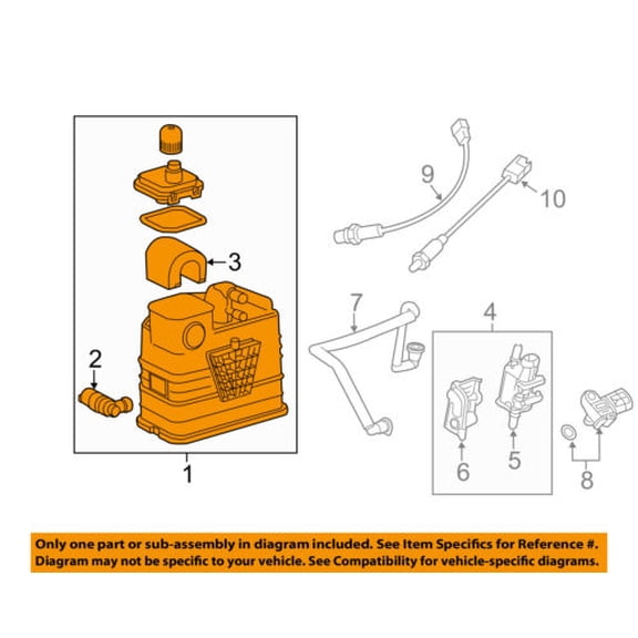 GM OEM-Vapor Canister Fuel Gas Emission 84127073
