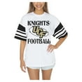 thumbnail image 3 of Women's Gameday Couture  White UCF Knights Starting Lineup Contrast Sporty Heritage Oversized T-Shirt, 3 of 4