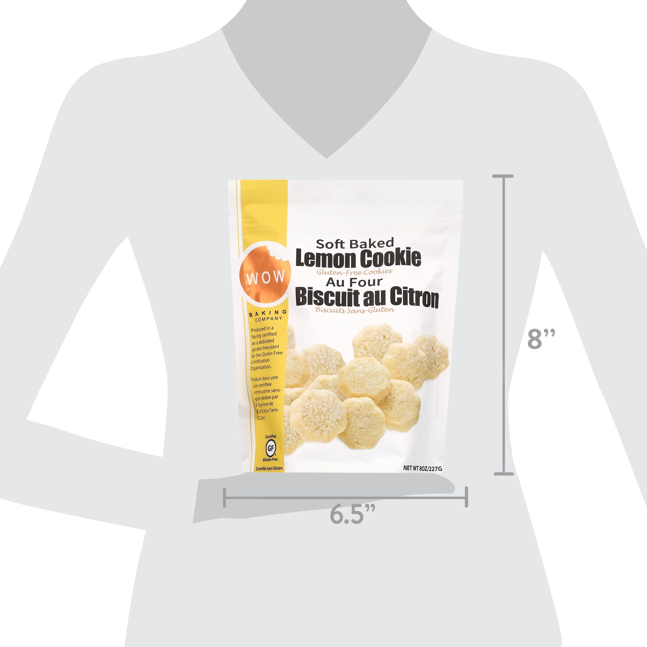 WOW Baking Soft-Baked Gluten Free Lemon Burst Cookies, 8 oz