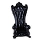 thumbnail image 3 of Colección de modelos de sofás a escala 1:12, sillones con respaldo alto simulados, mesas de arena negro, 3 of 9