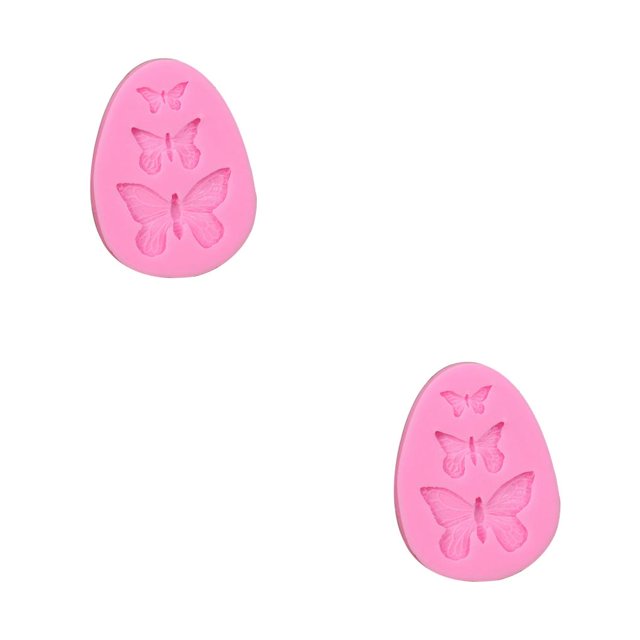 Bearachild Silicone Cookie Molds Celebration Baking Accessories Mould Making Tools Die Casting Crafting Embossed Fondant Hand-made Como se muestra 2piezas Bearachild CBP457899