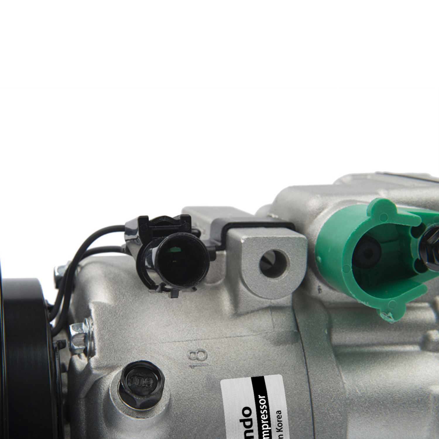 Mando A/C Compressor 10A1022 Fits select: 2004-2006 KIA AMANTI, 2001-2005 HYUNDAI XG