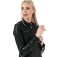 thumbnail image 5 of Only Womens Bandit Faux Leather Biker Jacket, 5 of 5