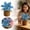 Blue, variant on 2Pcs Handmade Crochet Flower in Pot, Amigurumi Knitted Flower for Boho Home Decor, Cute Desk Accessory, Unique Gift for Her Mom Mother's Day Present