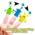 thumbnail image 3 of Finger Puppets Toys Quiuttnqn, divertido monstruo colorido x20, 3 of 7