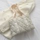 thumbnail image 4 of Bolso acolchado de plumón para mujer bolso diario impermeable de Color sólido para mujer Otoño Invierno, 4 of 9