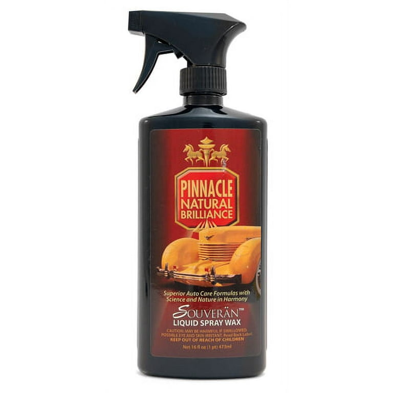 Pinnacle Souveran Liquid Spray Wax shines and protects all types and all  colors of paint! spray wax, liquid wax, liquid car wax, wax detailer, spray  car wax