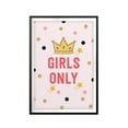thumbnail image 2 of Designs ByLITA Girls Only, Kids 8 x 10 UNFRAMED Print Décor Wall Art, 2 of 2