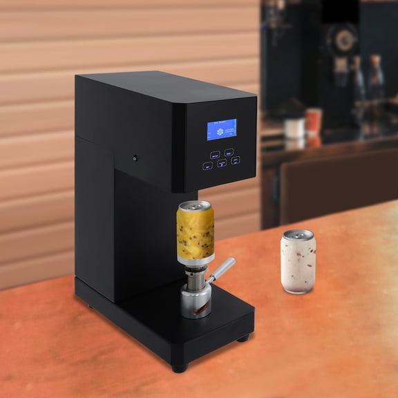 Semi Automatic Pop Can Sealing Machine Cola Can Sealer Container Plastic Bottles