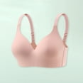thumbnail image 3 of Yesbay Women Bra Adjustable Shoulder Strap Full Coverage Wire-free Back Buckle Clousre 3/4 Foam Cup Daily Sport Commuting Bra, 3 of 9