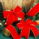 thumbnail image 5 of Cinta Yungyan Velvet Red Gold de 4 pulgadas x 35 yardas para manualidades, 5 of 6