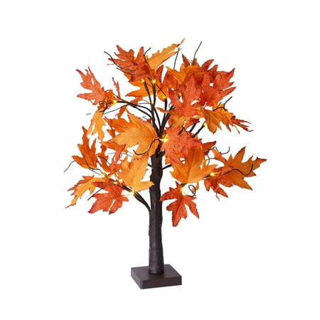 

Maple Leaf Tree Lights Led Thanksgiving Activity Home Decoration Lights Indoor Christmas Party Decoration Landscapes Glowing Tree