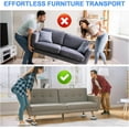 thumbnail image 3 of ZEN Furniture Dolly Sliders, Upgrade Groove Furniture Movers with 360° Rotation Wheels,Moving Dollies Lift Mover Tool Set for Appliance, Table, Sofa, Cabinet, Heavy Duty Up to 1500lbs, 3 of 17