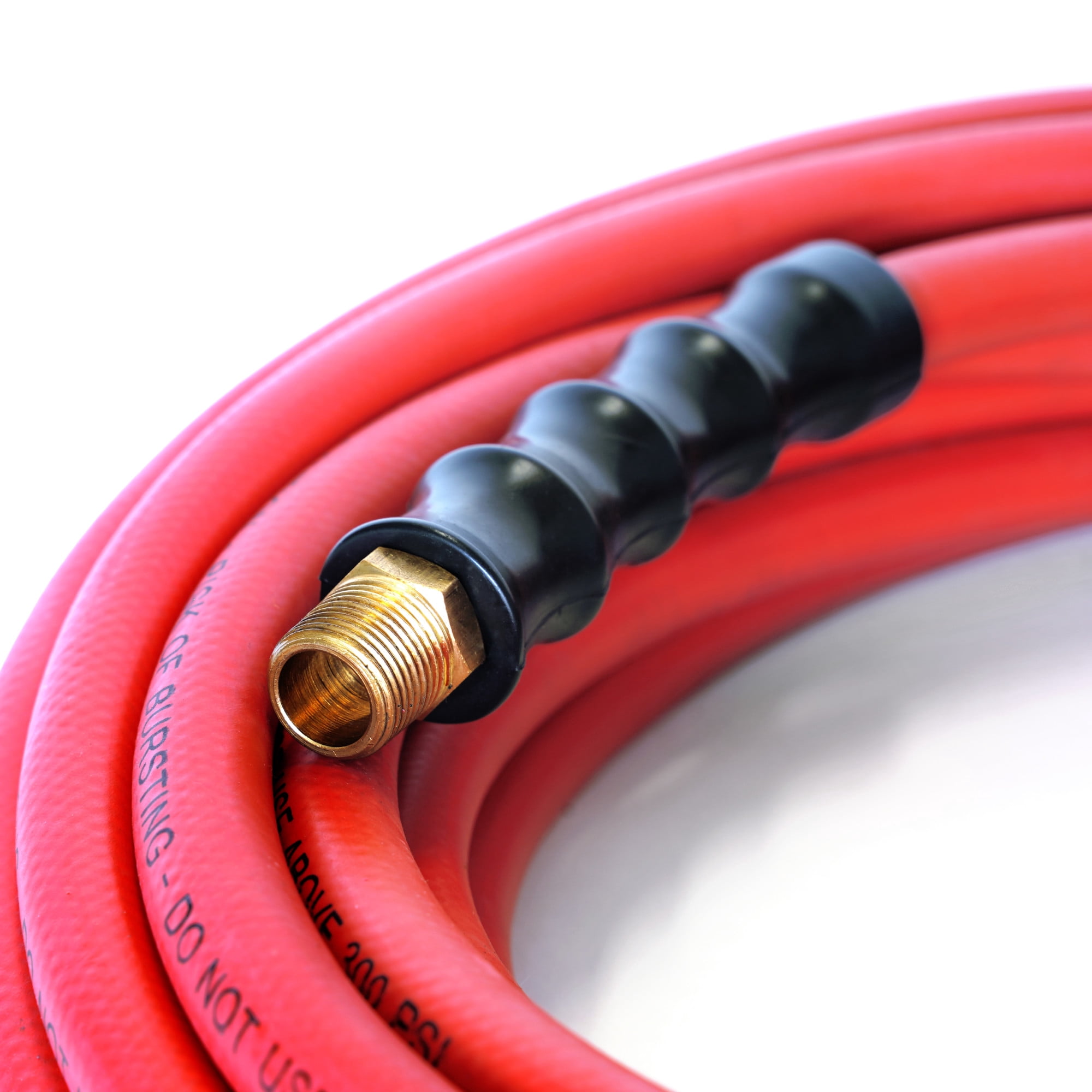 STEELMAN 98461-IND 35-Foot x 3/8-Inch Rubber Air Hose, 3/8-inch NPT fittings