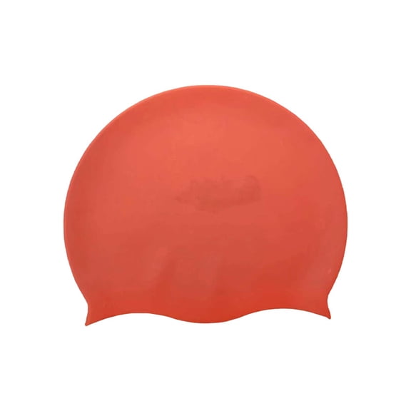 Unisex Adult Swim Cap — Waterproof, Comfortable Silicone Cap with Ear Protection | Solid Color, Non-Constricting Design — Ideal for Swim Training
